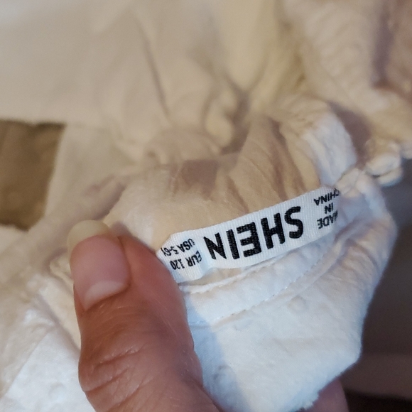 💜 3/$10 Shein 2 pc set suspender skirt and blouse - Picture 10 of 11